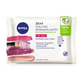 NIVEA TOALLITAS DESMAQUILLANTES 3EN1 PIEL SECA 25 UNDS