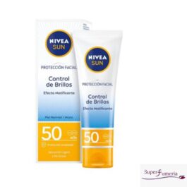 NIVEA PROTECTOR SOLAR FACIAL CONTROL ANTI-BRILLO EFECTO MATIFICANTE PIEL NORMAL A GRASA FPS 50 50 ML
