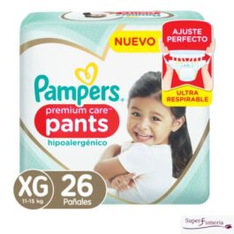 PAMPERS PAÑALES DESECHABLES PREMIUM CARE PANTS 11-15KR XG 26 UNDS