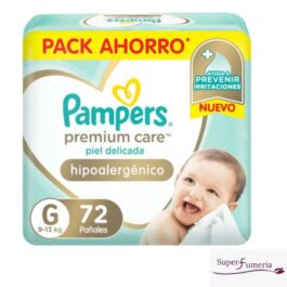 PAMPERS PAÑALES DESECHABLES PREMIUM CARE 9-13KG G 72 UNDS