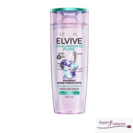 ELVIVE SHAMPOO RAIZ GRASA PUNTAS DESHIDRATADAS HIALURÓNICO PURE 400 ML