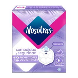 NOSOTRAS PROTECTORES DE LACTANCIA EXTRACTO DE SEDA 12 UNDS