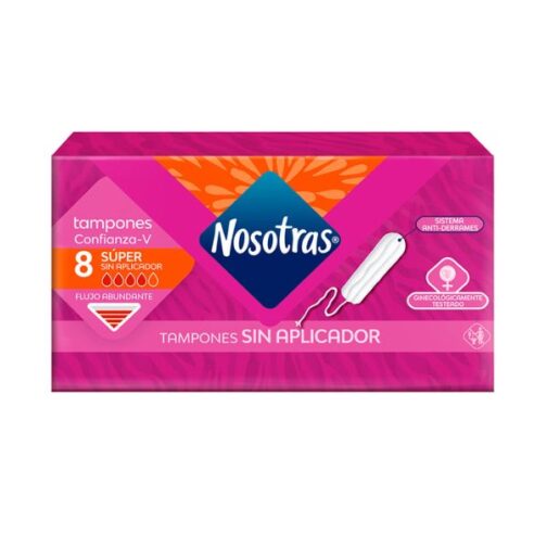 NOSOTRAS TAMPONES SUPER 8 UNDS