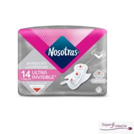 NOSOTRAS TOALLAS FEMENINAS ULTRA INIVISIBE 14 UNDS