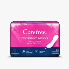 CAREFREE PROTECTORES DIARIOS LARGOS CON PERFUME 20 UNDS