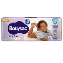 BABYSEC PAÑALES DESECHABLES PREMIUM SOFT MAS DE 13 KG XXG 30 UNDS