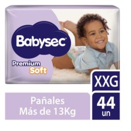 BABYSEC PAÑALES DESECHABLES PREMIUM SOFT  MAS DE 13 KG XXG 44 UNDS