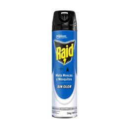 RAID INSECTICIDA EN AEROSOL MATA MOSCAS Y MOSQUITOS SIN OLOR 360 CM3