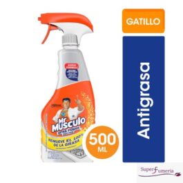 MR MUSCULO LIMPIADOR LÍQUIDO ANTIGRASA EXTRA POWER GATILLO 500 CM3