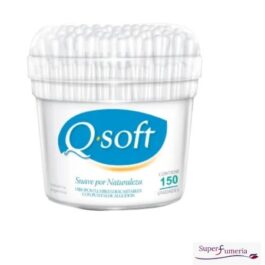 Q SOFT HISOPOS FLEXIBLES DESCARTABLES CON PUNTAS DE ALGODÓN 100 UNDS