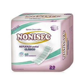 NONISEC APOSITOS DESCARTABLES REFUERZA PAÑAL CLASICO 20 UNDS