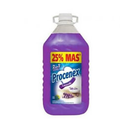 PROCENEX LIMPIADOR LIQUIDO CONCENTRADO LAVANDA LIMPIA+FRAGANCIA 5 LTS