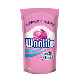 WOOLITE JABON LIQUIDO PARA ROPA SEDA Y LANA DOY PACK 450 ML