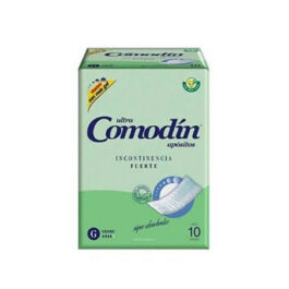 COMODIN APOSITO INCONTINENCIA FUERTE SUPER ABSORBENTES G 10 UNDS