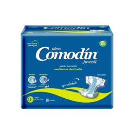 COMODIN PAÑALES DESCARTABLES ANATOMICOS ELASTIZADOS CH 23 A 35 KG 10 UNDS
