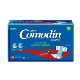COMODIN PAÑALES DESCARTABLES ANATOMICOS ELASTIZADOS EG 85 KG A MAS 16 UNDS