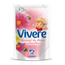 VIVERE SUAVIZANTE PARA ROPA BOUQUET DE FLORES BLANCAS DOY PACK 900ML