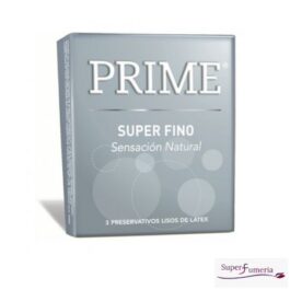 PRIME PRESERVATIVOS LISOS DE LÁTEX SUPER FINO 3 UNDS