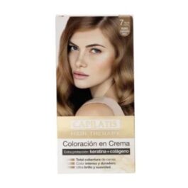 CAPILATIS COLORACION EN CREMA KIT RUBIO DORADO MIEL 7.32