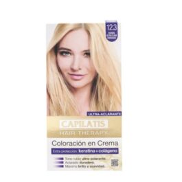 CAPILATIS COLORACION EN CREMA KIT RUBIO ULTRA CLARO DORADO 12.3