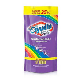 AYUDIN QUITA MANCHAS PARA ROPA COLORES VIVOS DOY PACK 400ML