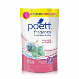 POETT AROMATIZANTE PARA TELA SUAVIDAD DE BEBE DOY PACK 250 ML