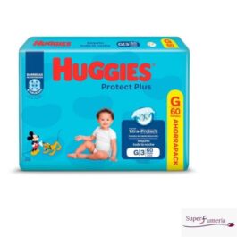 HUGGIES PAÑALES DESECHABLES PROTECT PLUS 9 A12.5 KG G 60 UNDS