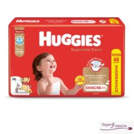 HUGGIES PAÑALES DESECHABLES SUPREME CARE MAS DE 18 KG XXXG 48 UNDS