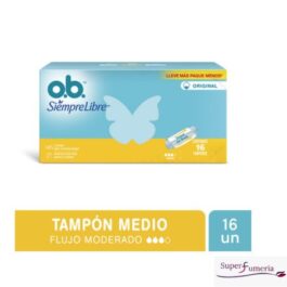 OB TAMPONES MEDIO 16 UNDS