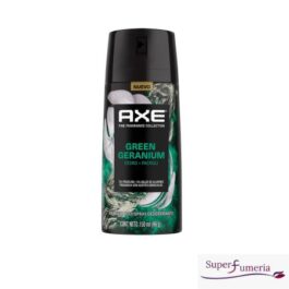 AXE DESODORANTE BODYSPRAY GREEN GERANIUM CEDRO + PACHULI 150 ML