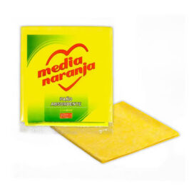 MEDIA NARANJA PAÑO ABSORBENTE 38 X 40 CM 1 UND