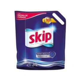 SKIP JABÓN LIQUIDO PARA LAVAR ROPA FÓRMULA Y FRAGANCIA BIODEGRADABLES DOY PACK 3 LTS