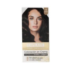 CAPILATIS COLORACION EN CREMA KIT CASTAÑO 4