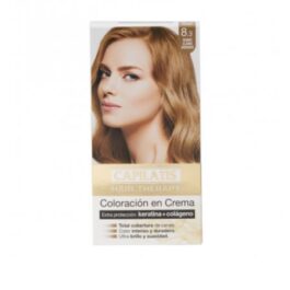 CAPILATIS COLORACION EN CREMA KIT RUBIO CLARO DORADO 8.3