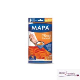 MAPA GUANTES TEXTURA ANTIDESLIZANTE PLISSÉ SATINADO TALLE L