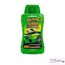 SILISUR SHAMPOO LAVA AUTOS SILICONADO PH NEUTRO BIODEGRADABLE MANZANA 600 CM3
