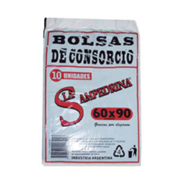 LA SAMPEDRINA BOLSAS DE CONSORCIO 60X90 10 UNDS