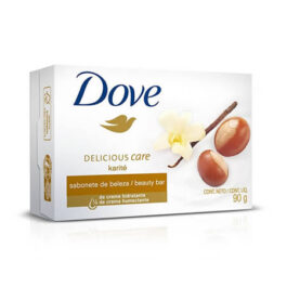 DOVE JABON DE TOCADOR CON CREMA HUMECTANTE KARITE 90 GR