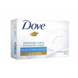 DOVE JABON DE TOCADOR CON CREMA HUMECTANTE EXFOLIANTE 90 GR